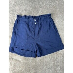 International Concepts Shorts Womens size 6 Blue 2 Pocket Casual Stretch Waist
